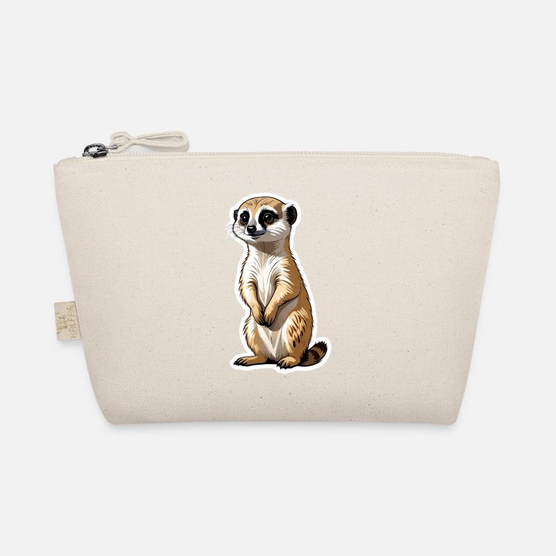 Suricate Illustration Mignonne Trousse biologique