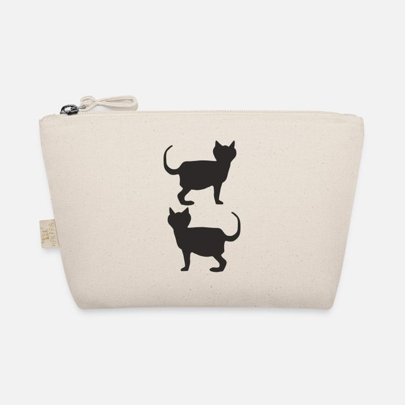 katzen schwarz Bio-Täschchen