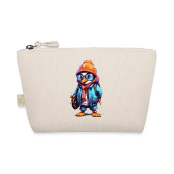 Dessin animé mignon de pingouin - Trousse biologique - nature - Devant
