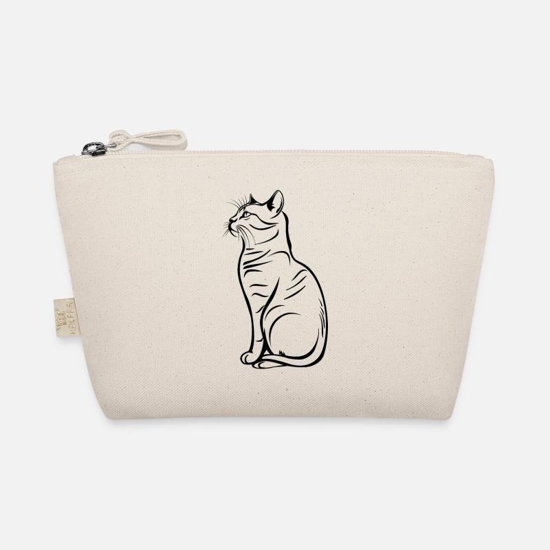 Chat, Motif De Chat, Visage De Chat Trousse biologique