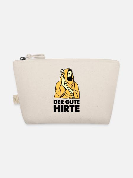 jesus hirte - Bio-Täschchen - Natur - Vorne