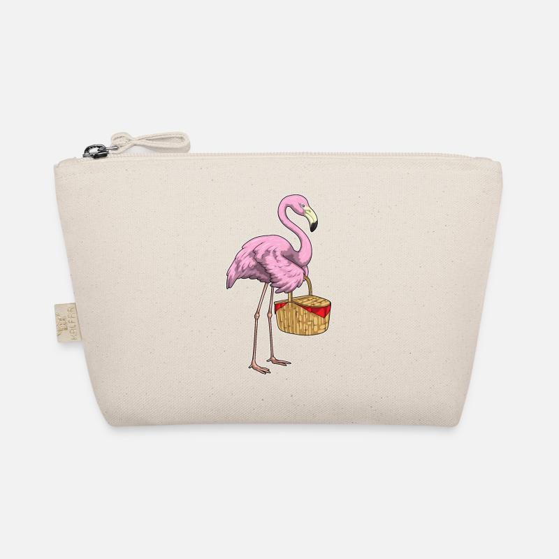 Flamingo Picknick Korb Bio-Täschchen