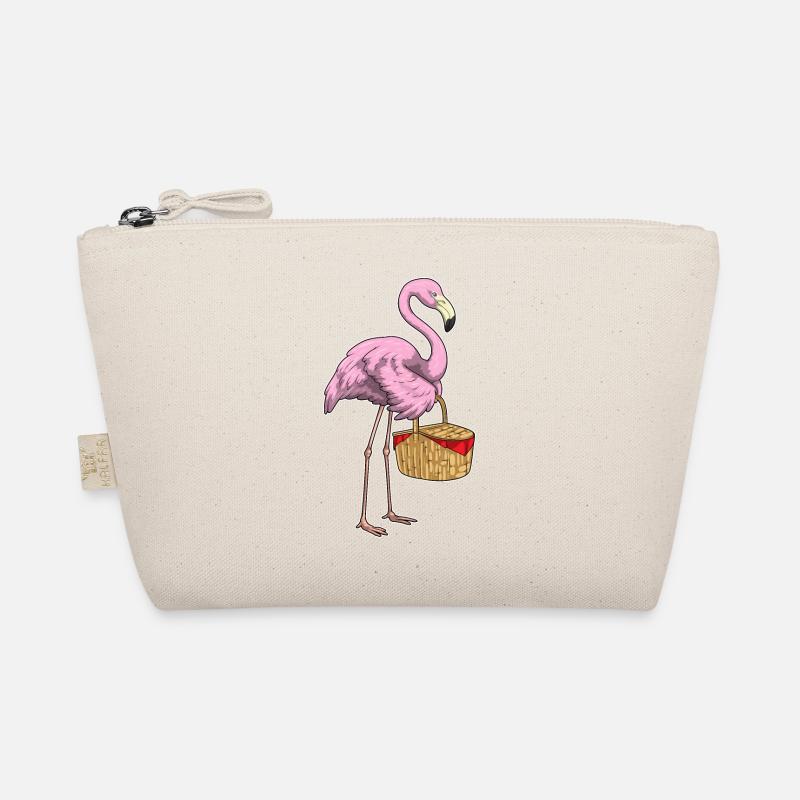 Flamingo Picknick Korb Bio-Täschchen