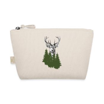 Hunter, Mountaineer, Hiker, Deer - Organic Pouch - nature - Front