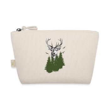 Hunter, Mountaineer, Hiker, Deer - Organic Pouch - nature - Front