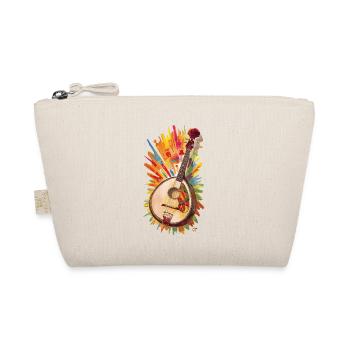 Bouzouki Instrument Gift - Organic Pouch - nature - Front