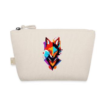 colorful comic fox - Organic Pouch - nature - Front