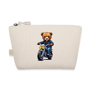 Teddybär / Kuscheltier / Stofftier / Geschenkidee - Bio-Täschchen - Natur - Vorne