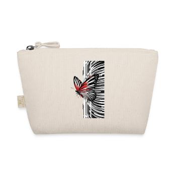 Magnificent Butterfly with decorated wings - Organic Pouch - nature - Front