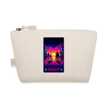 Phuket Thailand sunset design - Organic Pouch - nature - Front