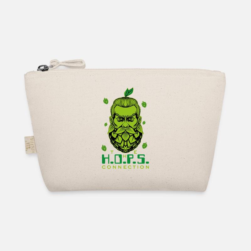 Bier Spruch lustiger Design - Die HOPS Connection Bio-Täschchen