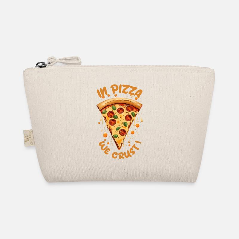 IN PIZZA WE CRUST, LEBENDIGES PEPERONI-PIZZASTÜCK - Bio-Täschchen - Natur