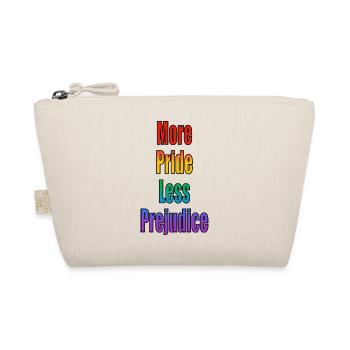 More Pride Less Prejudice rainbow - Organic Pouch - nature - Front
