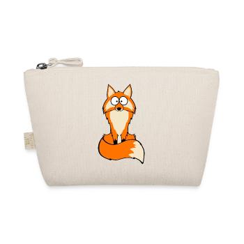 Flauschiger Fuchs - Bio-Täschchen - Natur - Vorne