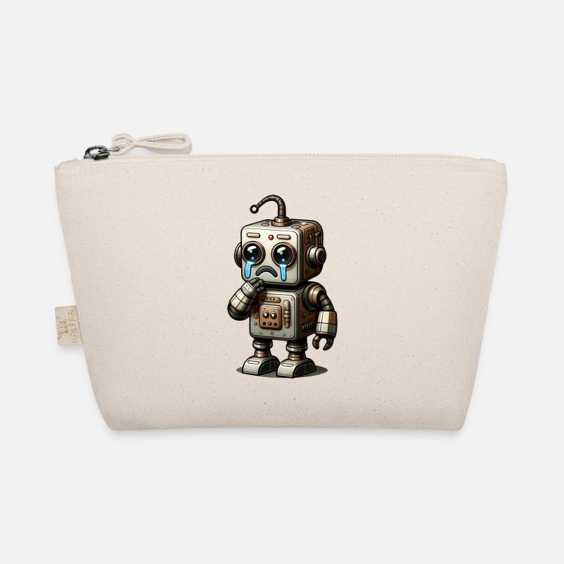 Alter Retro-Roboter Bio-Täschchen