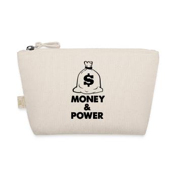 money and power1 - Bio-Täschchen - Natur - Vorne