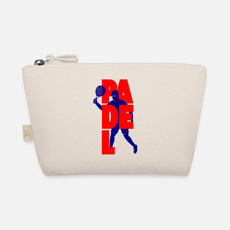 Padel Tennis Conception graphique - Trousse biologique - nature