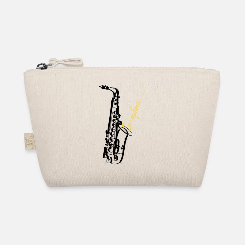 Saxophone Player Handwriting Gift Shirt Organic Pouch