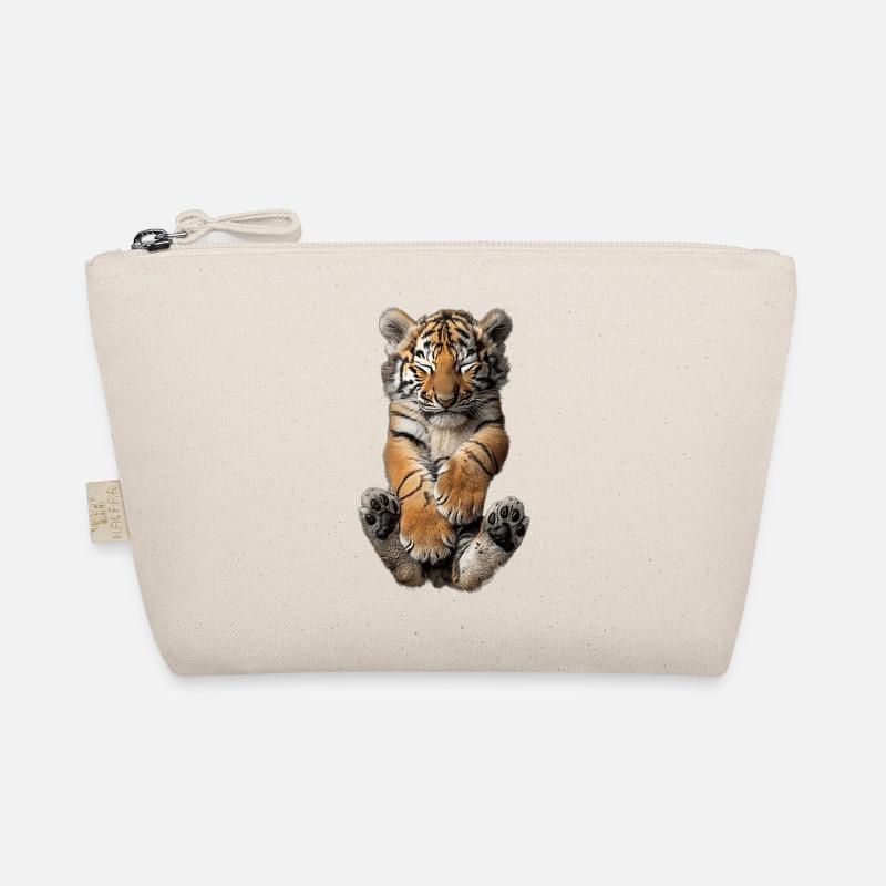 Tiger - Bio-Täschchen - Natur