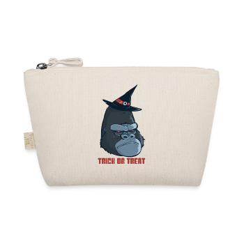 Halloween-Gorilla - Bio-Täschchen - Natur - Vorne