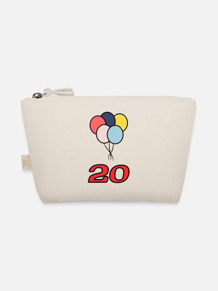 20. 20 YEARS. 20th ANNIVERSARY. 20 YEARS ANNIVERSARY. - Organic Pouch - nature - Front