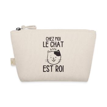 Humour chat roi - Trousse biologique - nature - Devant