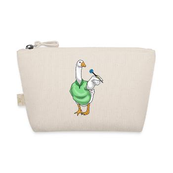 Ente Dart Dartpfeil - Bio-Täschchen - Natur - Vorne