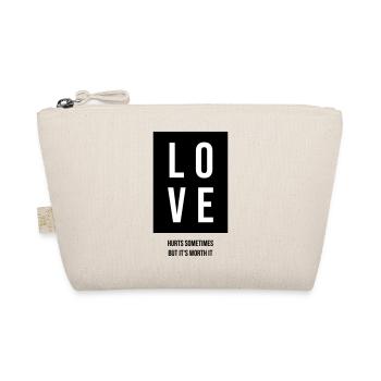 L’amour fait mal - Trousse biologique - nature - Devant