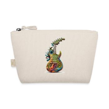 Psychedelic Groove: Cool Weed Head Guitar - Organic Pouch - nature - Front