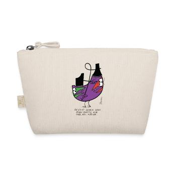 Beaten by oneself - Organic Pouch - nature - Front