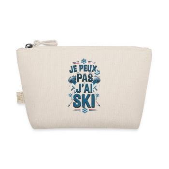 Je peux pas j'ai ski - Trousse biologique - nature - Devant