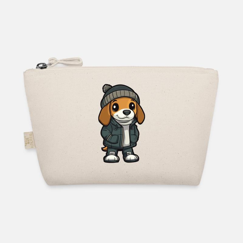 Beagle Dog Cartoon Organic Pouch