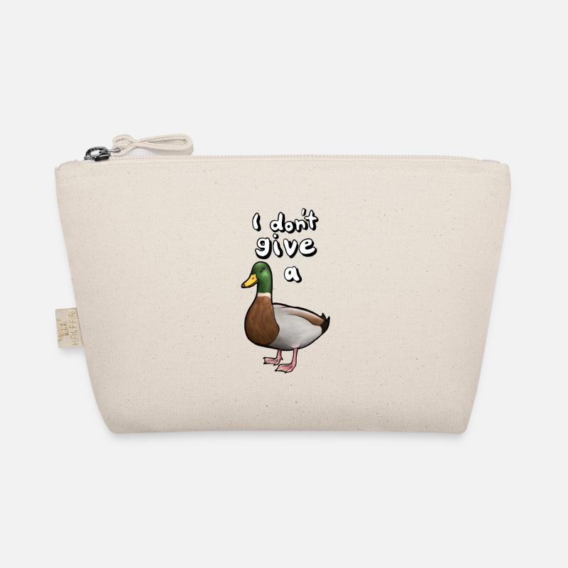 I don´t give a "duck" - Bio-Täschchen - Natur