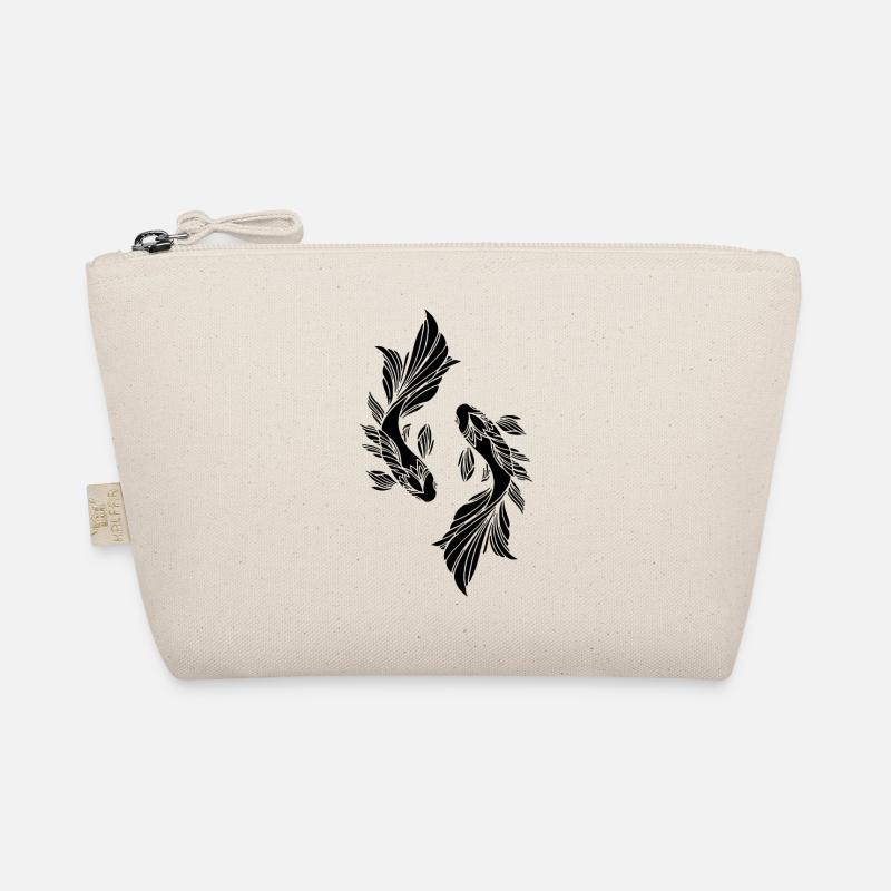 Two black fish Organic Pouch