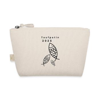 Marraine 2025 3 Poissons Croix Minimaliste - Trousse biologique - nature - Devant