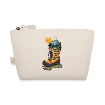 Hiking Makes Me Happy - Organic Pouch - nature - Front