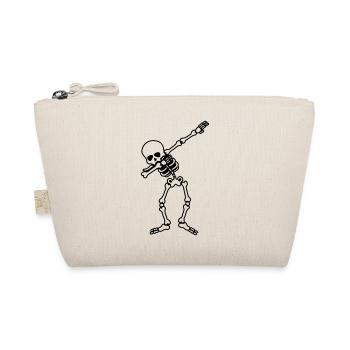 skull dabbing - Bio-Täschchen - Natur - Vorne