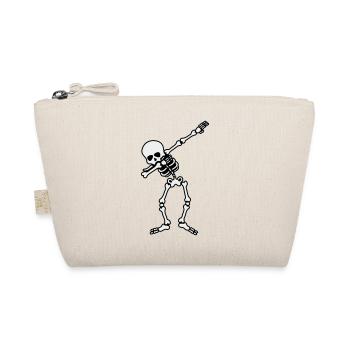 skull dabbing - Bio-Täschchen - Natur - Vorne