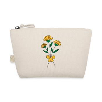 Bouquet of flowers tricolour - Organic Pouch - nature - Front
