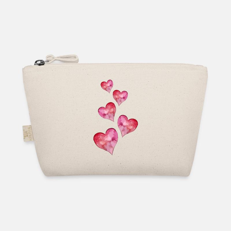 Coeurs Aquarelles Trousse biologique