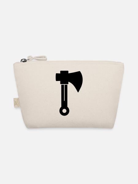 axe - Organic Pouch - nature - Front