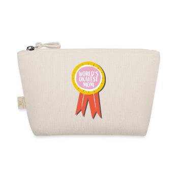 World's Best Average Mom – Funny Mom Saying - Organic Pouch - nature - Front