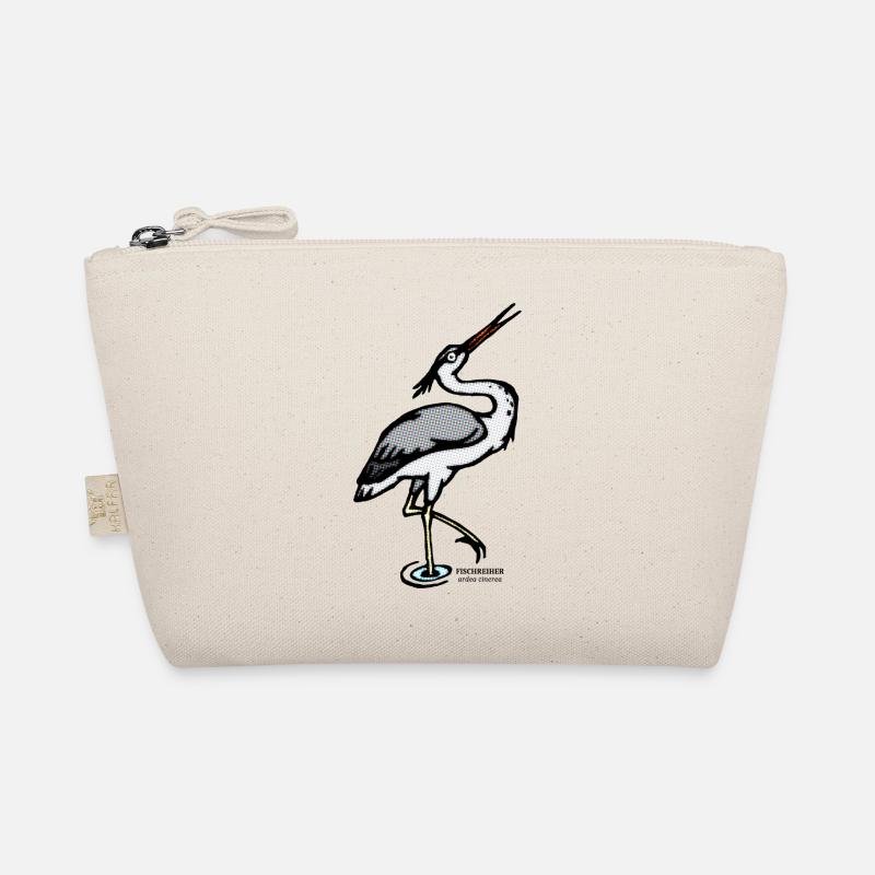 Héron Ardea cinerea illustration rétro Trousse biologique