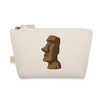 Easter Island statue - Organic Pouch - nature - Front