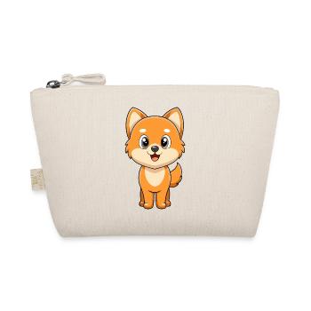 Adorable chien spitz au regard joyeux - Trousse biologique - nature - Devant