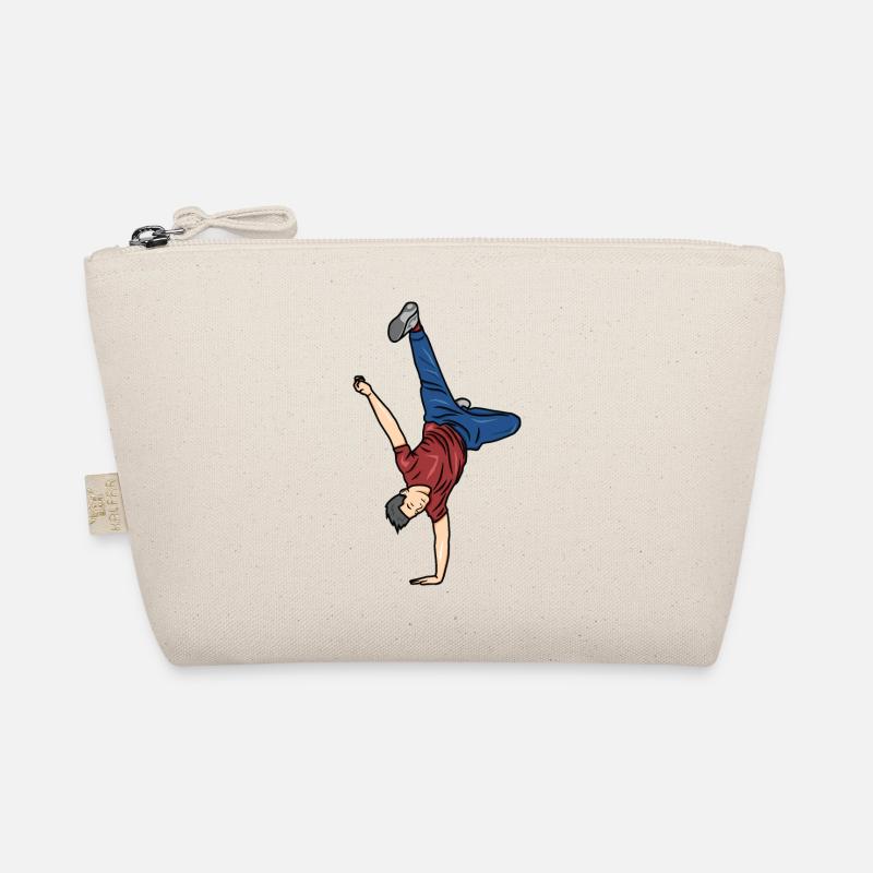 B Boy Drawing Organic Pouch