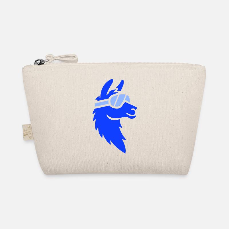 Llama Ski Goggles Animal Organic Pouch