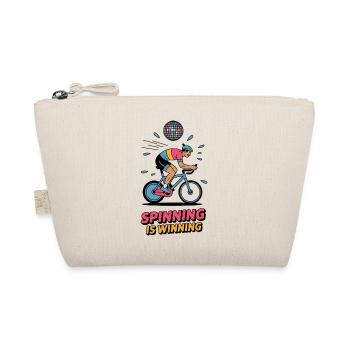 Spinn Is Winning – Retro Trainer - Organic Pouch - nature - Front
