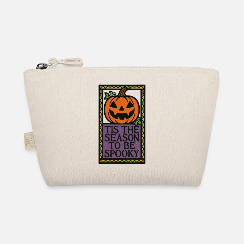 Folk Spooky Citrouille Signe Trousse biologique