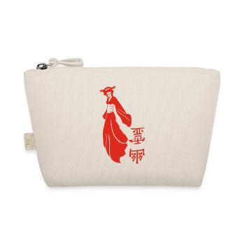 Red Japanese Ghost - Organic Pouch - nature - Front